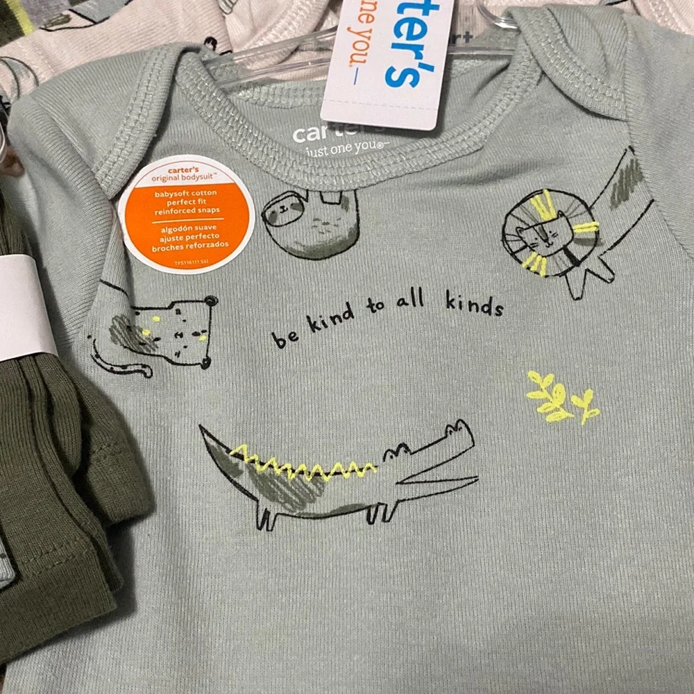 NEW. Carter’s (just one you) Baby boy Bundle of Onesie’s & pants. 3 mont… - Picture 5 of 15